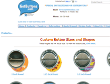 Tablet Screenshot of getbuttons.com